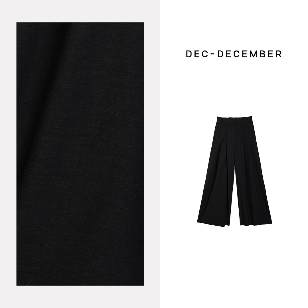 DEC-DECEMBER  ”黑夜漫步”宽松休闲阔腿西裤1295