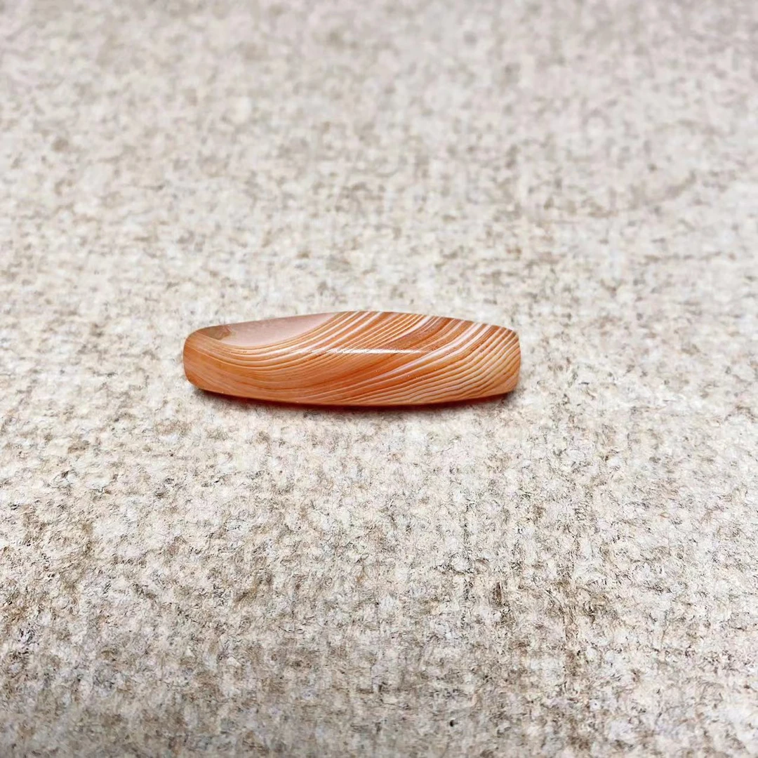 玛瑙吊坠天然缠丝纹粉色多面体挂件箱包坠配珠编制好多样性发货