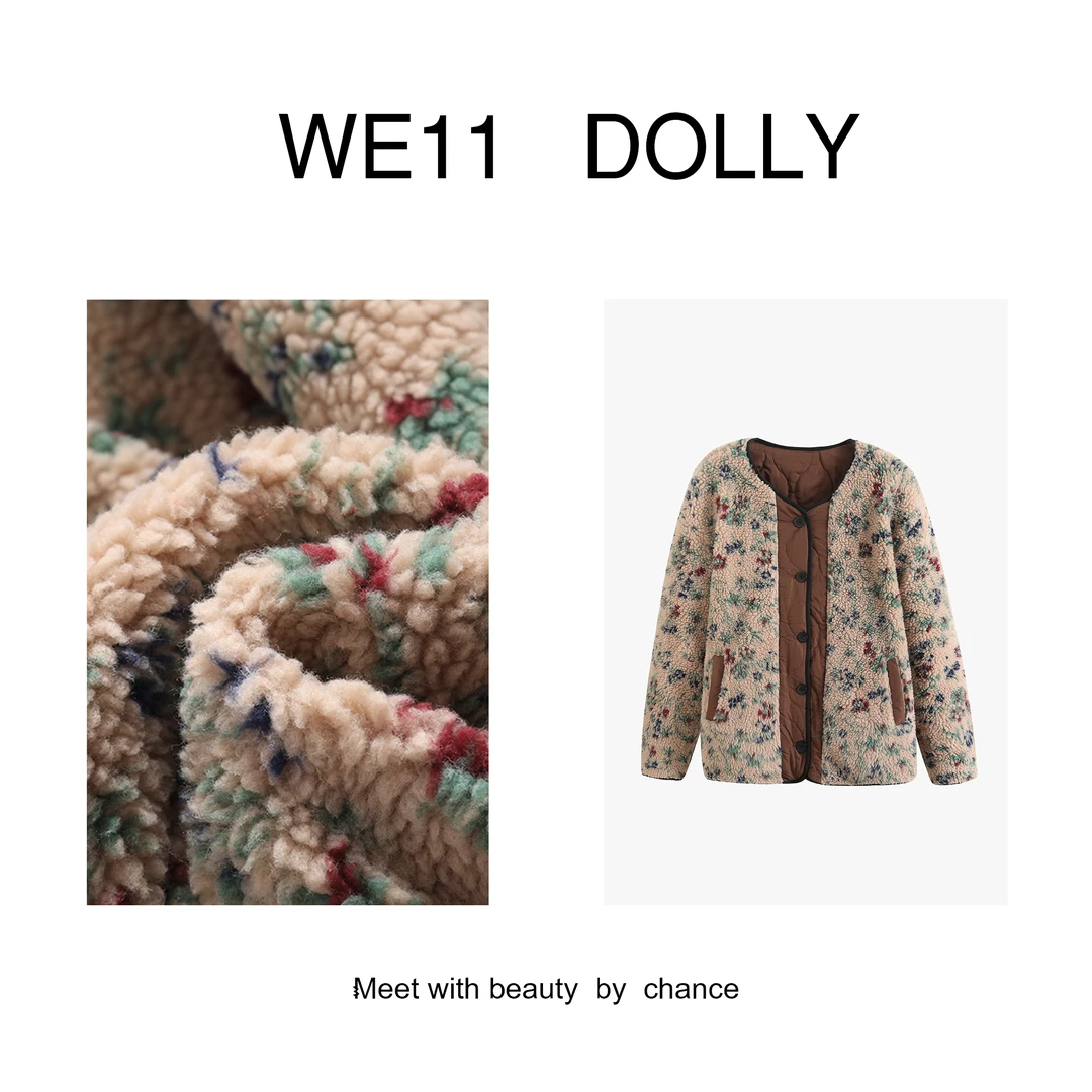 （复古色）秋冬文艺风复古颗粒绒两面穿加厚棉服棉袄短外套