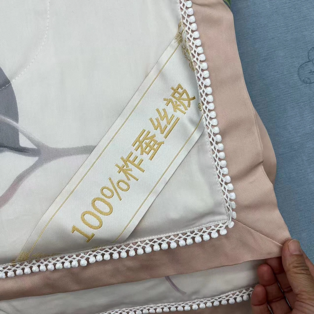 峻杨金太阳雅诗A+B面柞蚕丝可水洗夏被2*2.3米