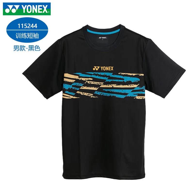 YONEX尤尼克斯115244/215244BCR羽毛球服吸湿速干型型运动T恤短袖