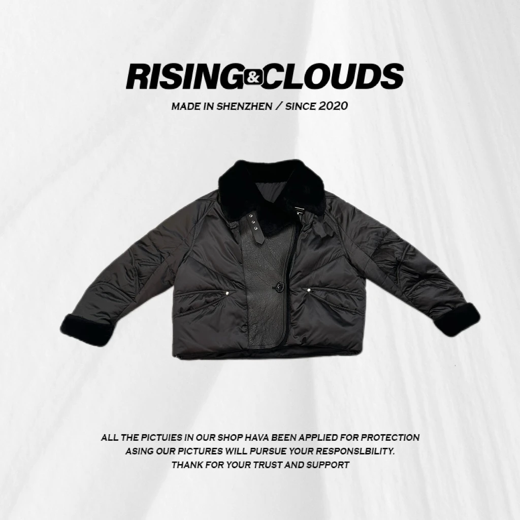 RISING&CLOUDS【小法】深圳南油冬季”保暖皮毛一体外套”110314GT
