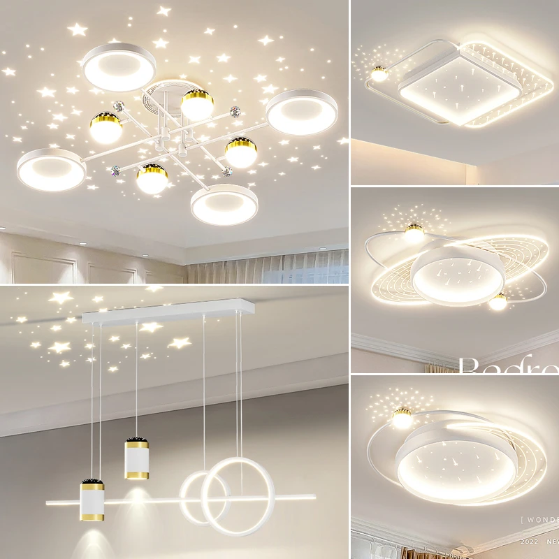 客厅吸顶灯2023年新款轻奢现代简约大气吊灯网红主灯全屋灯具套餐