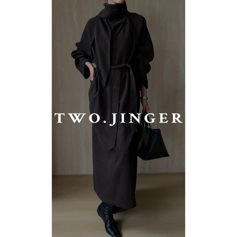 JME 极简约静奢（老友记）明星气场好绝高级连衣裙HG9339