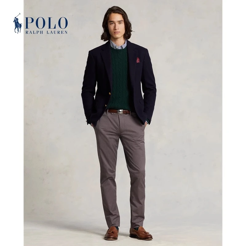 Ralph Lauren拉夫劳伦男装 经典款弹力修身版斜纹布长裤710644988