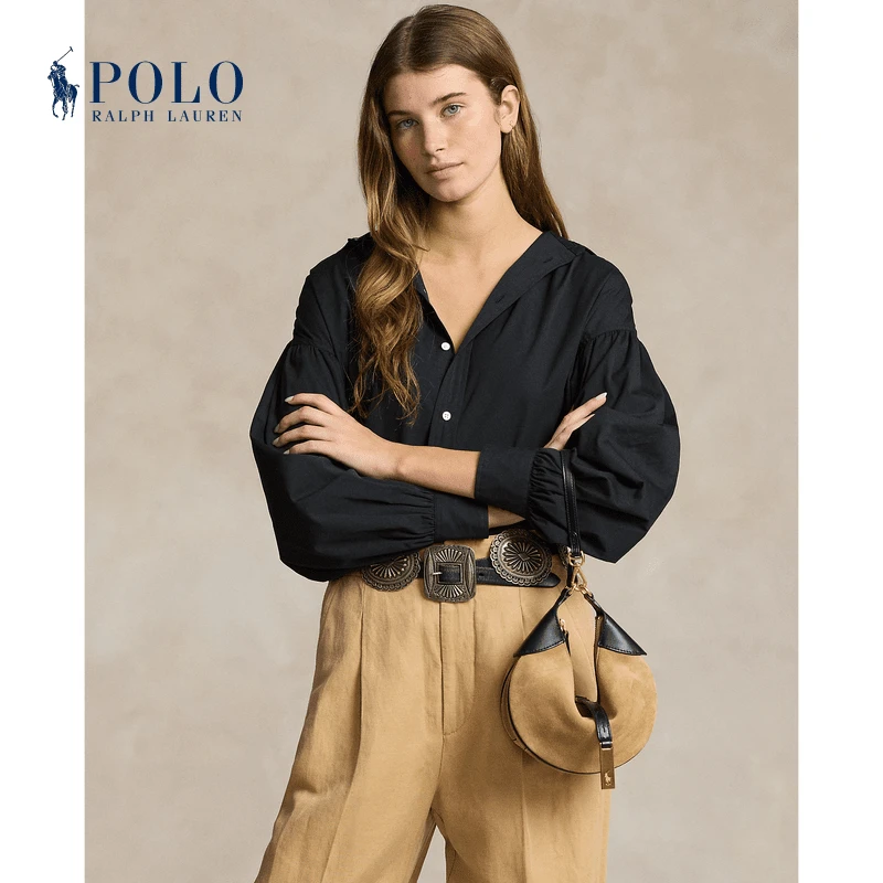 Ralph Lauren拉夫劳伦女配24秋绒面迷你单肩包428929801