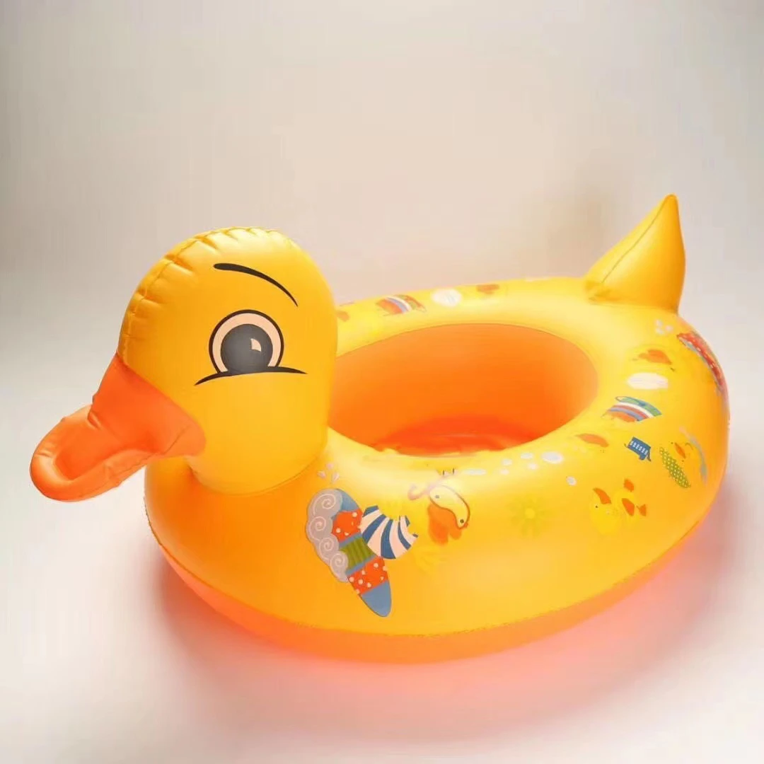 大黄鸭座圈游泳圈适合1到6岁宝宝使用儿童节
