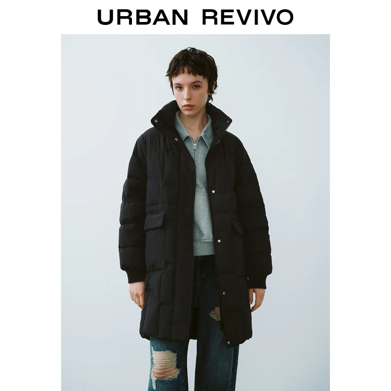 UR2024秋冬新款女装时尚百搭宽松立领保暖好羽绒UYY140042