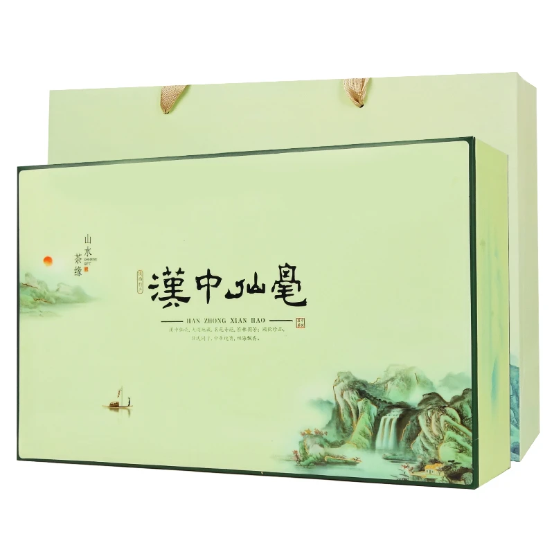 汉江春新茶叶陕西汉中仙毫午子绿茶明前雀舌国风礼盒特级250g