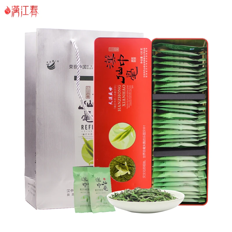汉江春明前汉江春汉中仙毫礼盒装 天汉盛世臻品 午子仙毫茶红铁盒