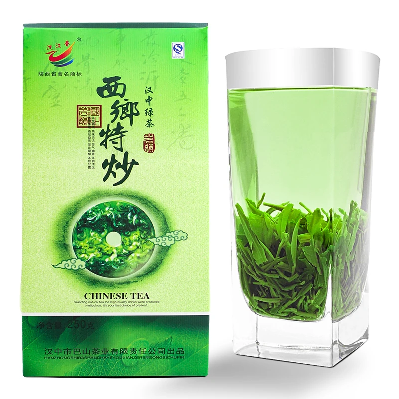 汉江春陕西茗茶汉中炒青绿茶250克