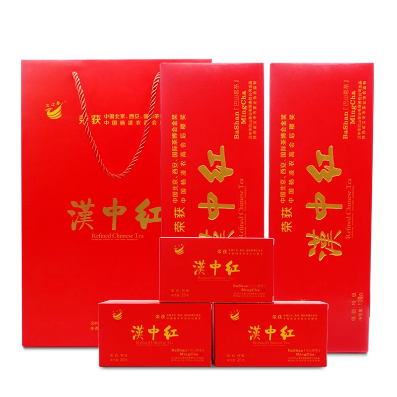 汉江春汉中红茶礼盒装 汉中红茶礼功夫红茶汉中西乡茶叶 陕西红茶