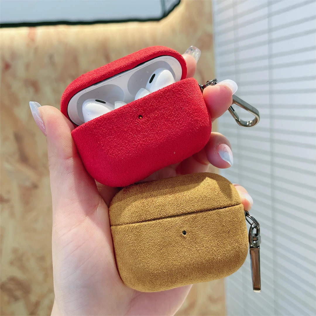 airpodspro3保护套苹果蓝牙耳机6代保护壳翻毛皮套5代防摔pro2代