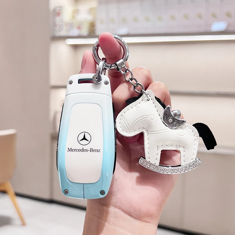 奔驰e300l钥匙套c260l车a200l女c200l扣glcglaglb/gle350壳EQE