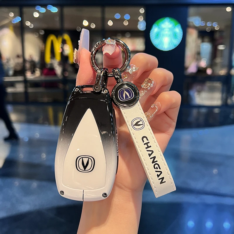 三代长安cs75plus钥匙套X5plusuniv逸达unit逸动cs55欧尚z6包壳扣