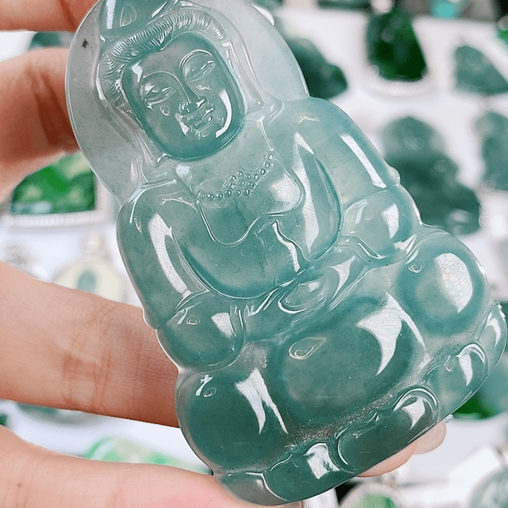 翡翠颈饰未镶嵌天然翡翠