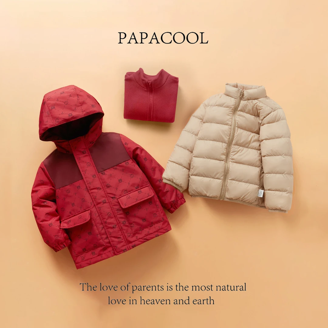 【新品亏本做流量】秋季儿童男童女童宝宝冲锋衣夹薄棉三防耐脏外套