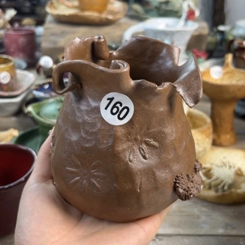 盘熠樹日式手捏餐具