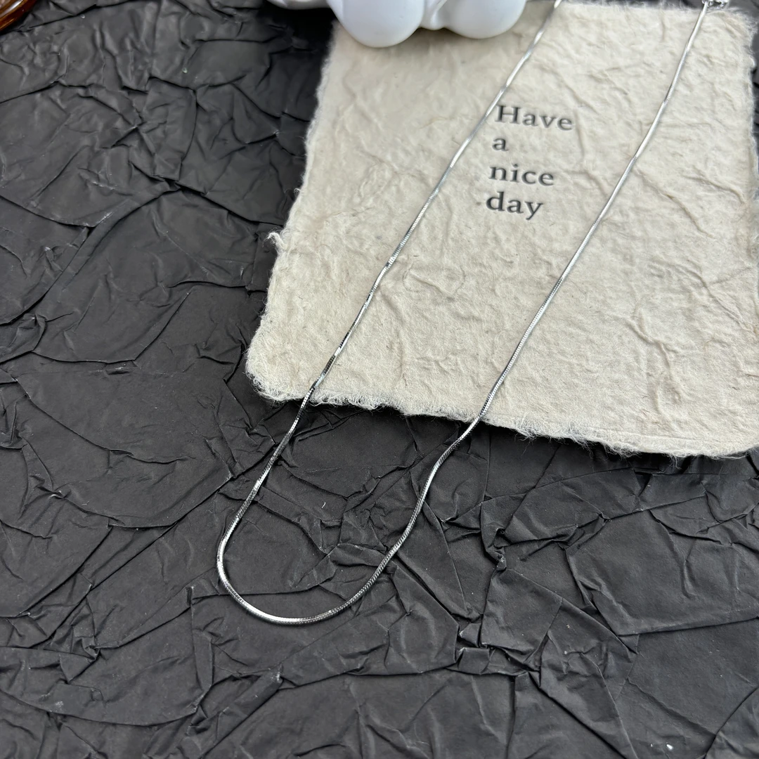 链子925银 8028项链 静奢项链 新款高级感轻奢法式