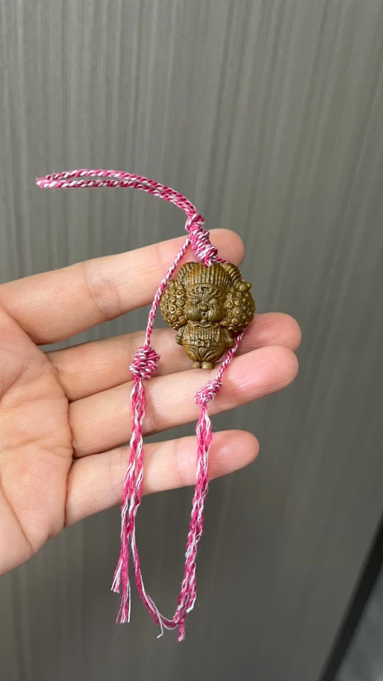 阿根廷绿檀可爱爆炸头娃娃手机挂，包包挂