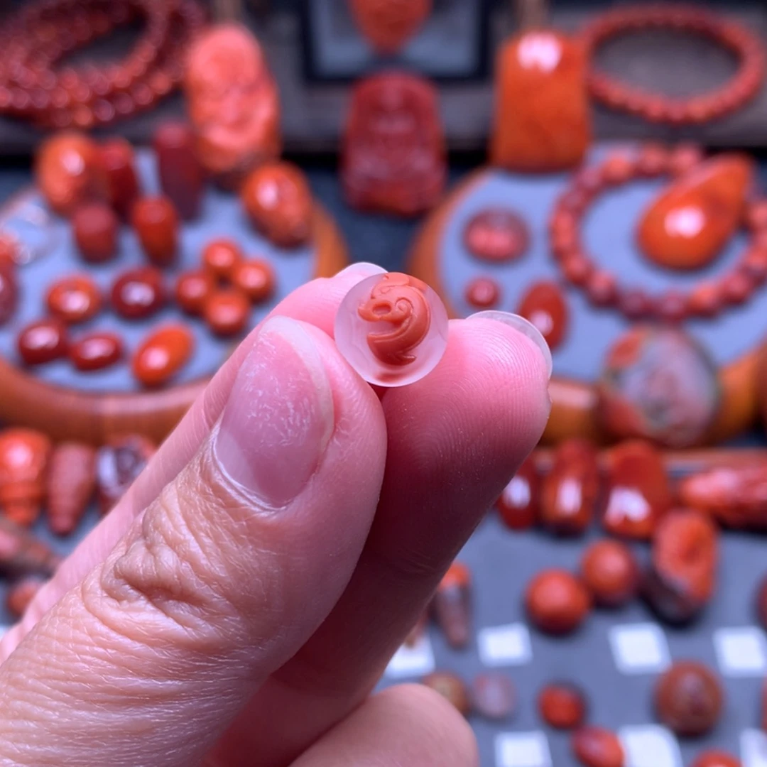 【闪购商品】南红玛瑙单珠未镶嵌燚*