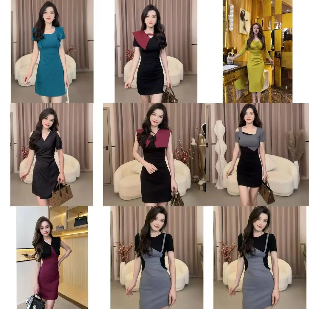 【小葵】孤品女装显瘦时尚气质百搭清仓S码连衣裙A组