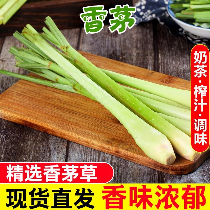 香茅草新鲜柠檬草香茅香料菜奶茶店用品调料泰国冬阴功汤料原料