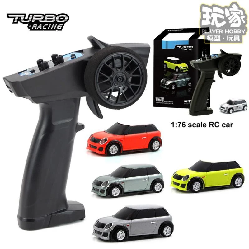 TURBO RACING 全比例RC 1:76 迷你遥控车 超小充电RTR到手玩车模