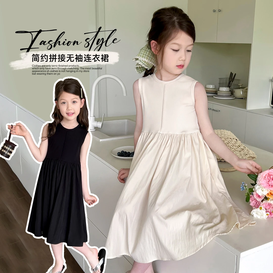 小菲特童装夏季新款女童中大童6-12岁女宝宝韩系连衣裙BXQX41634