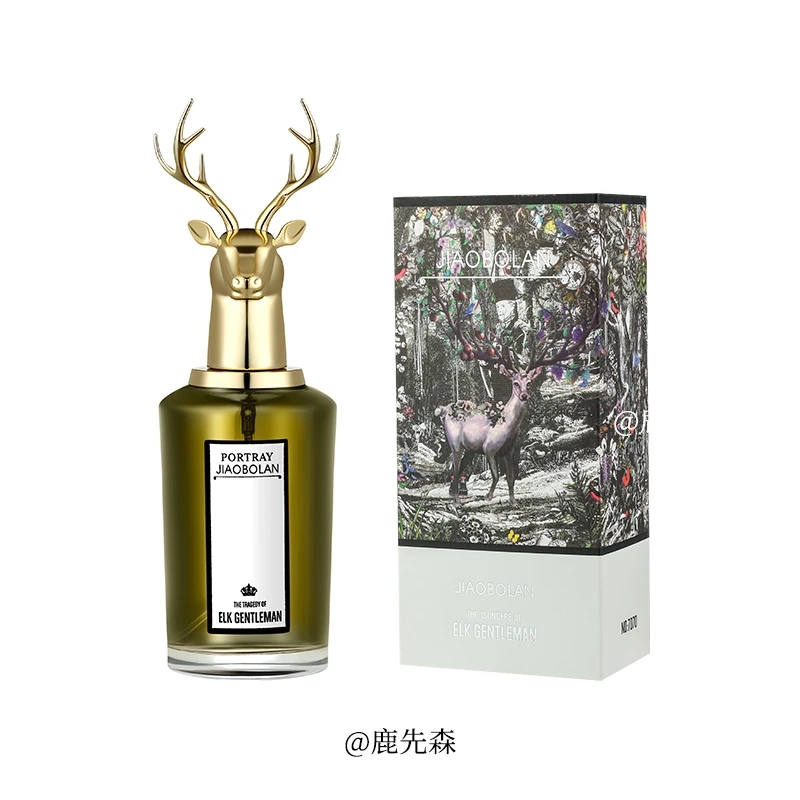 JIAOBOLAN麋鹿先生香水持久留香清新淡香时尚经典精致包装80ml