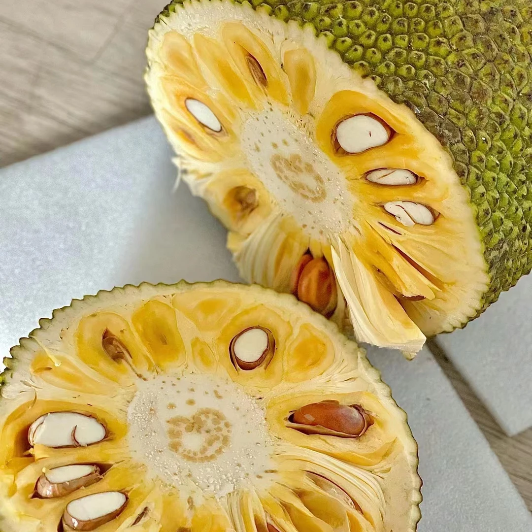 带皮奶香菠萝蜜一个（9-13斤）默认挖心