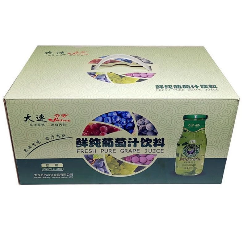 芬芳 鲜纯葡萄汁饮料 288ml*10瓶/箱