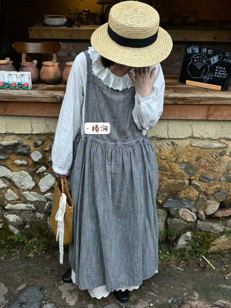 椿涧（88030）日系复古连衣裙