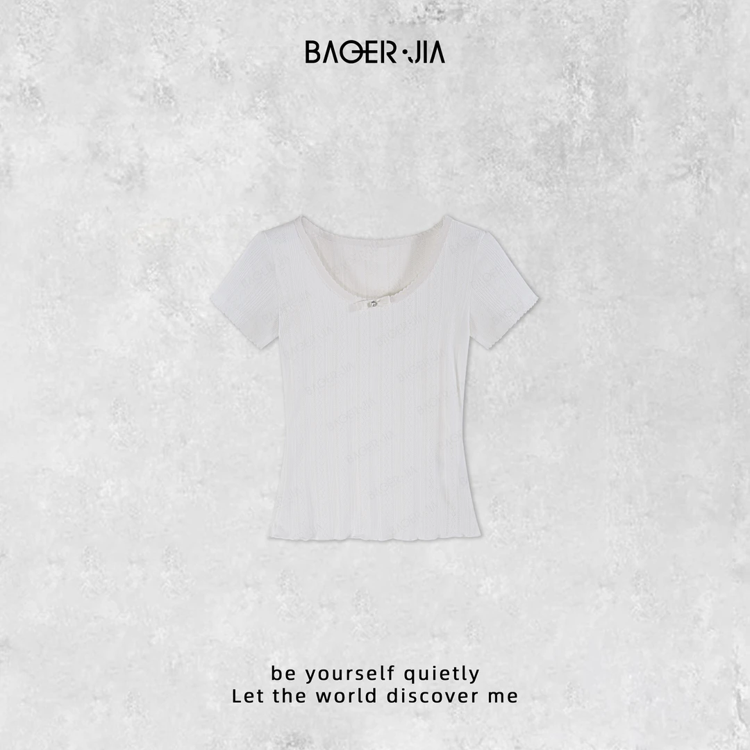 88-【清纯少女】宝儿家含幂BL79224412冬季新款蝴蝶结蕾丝花边上衣