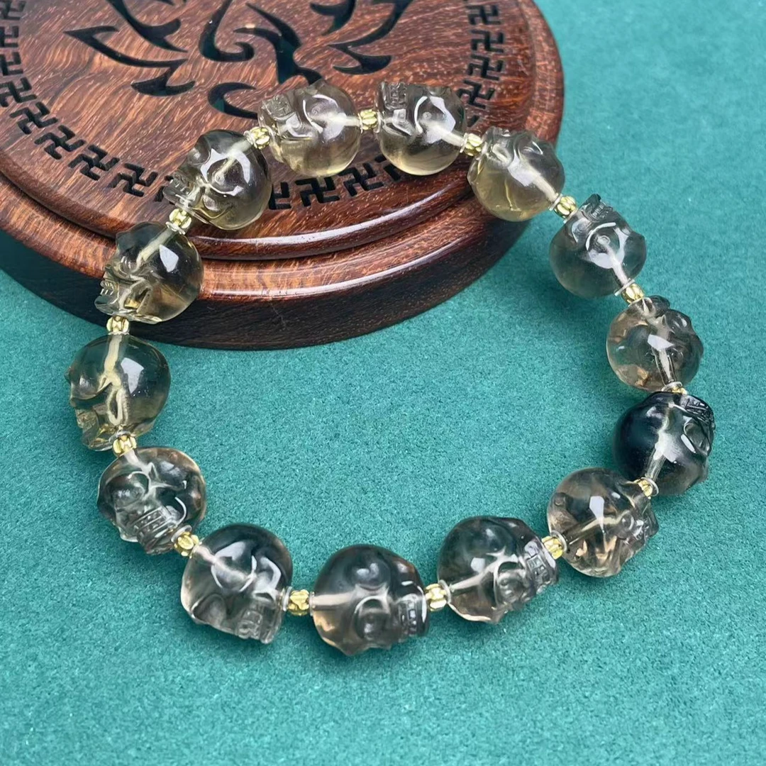 壹加小羊|手工设计水晶阿呆素圈手串