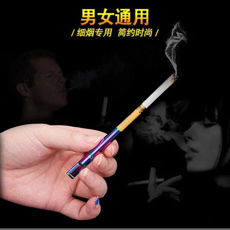 Zobo/正循环烟嘴过滤嘴女士可清洗中细支烟专用高品质金属烟嘴351