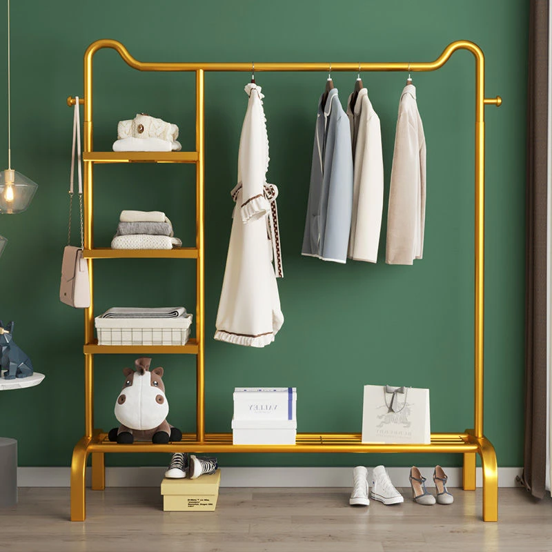 晾衣架落地式室内挂衣架上档次秋冬晒被子阳台家用防滑晒衣架衣挂