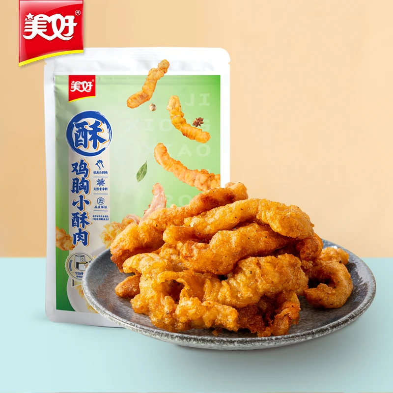 【美好食品】鸡胸小酥肉180g*5酥脆原味油炸小吃
