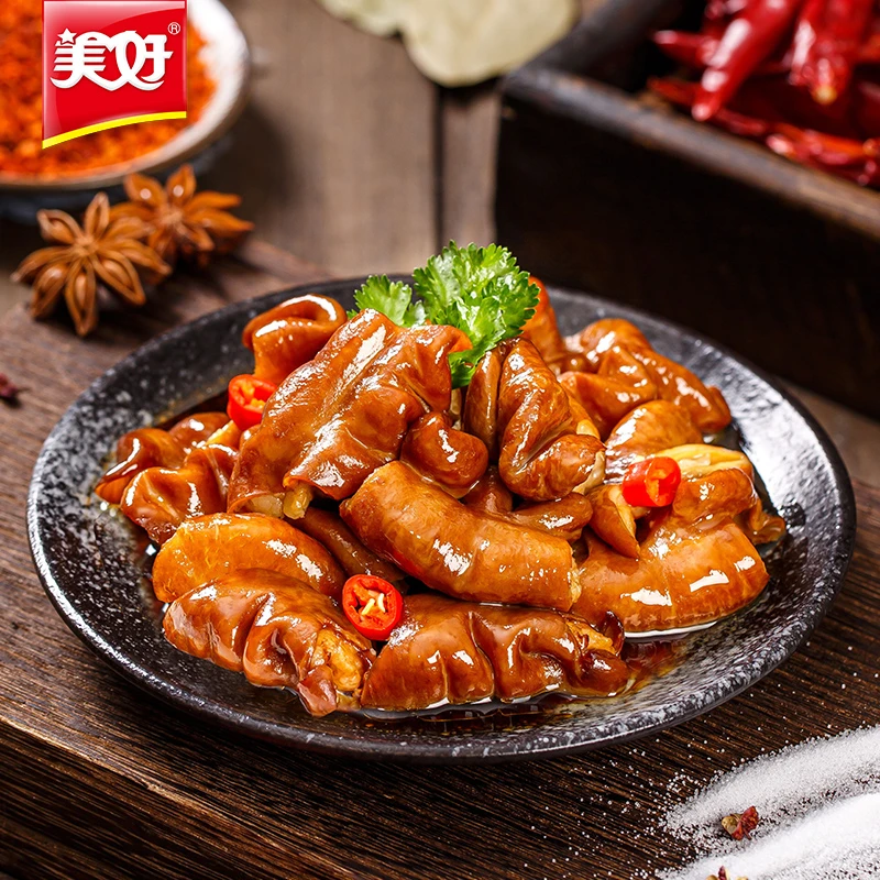 【美好食品】香卤耙肥肠150g/袋*4 火锅烤肉食材猪大肠 制作方便