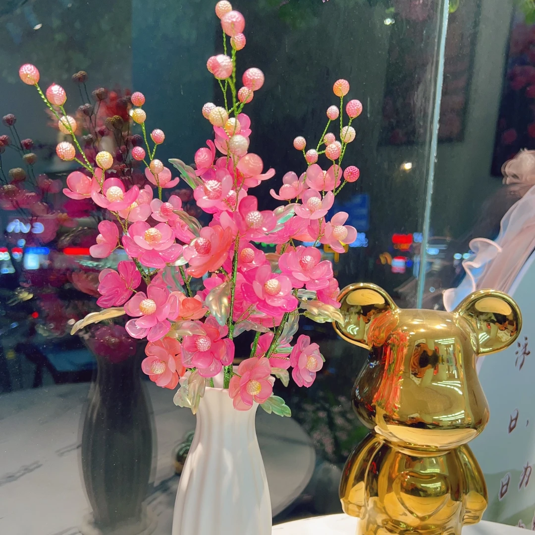 升级版 （杨梅珠版）木槿花   手工DIY材料包