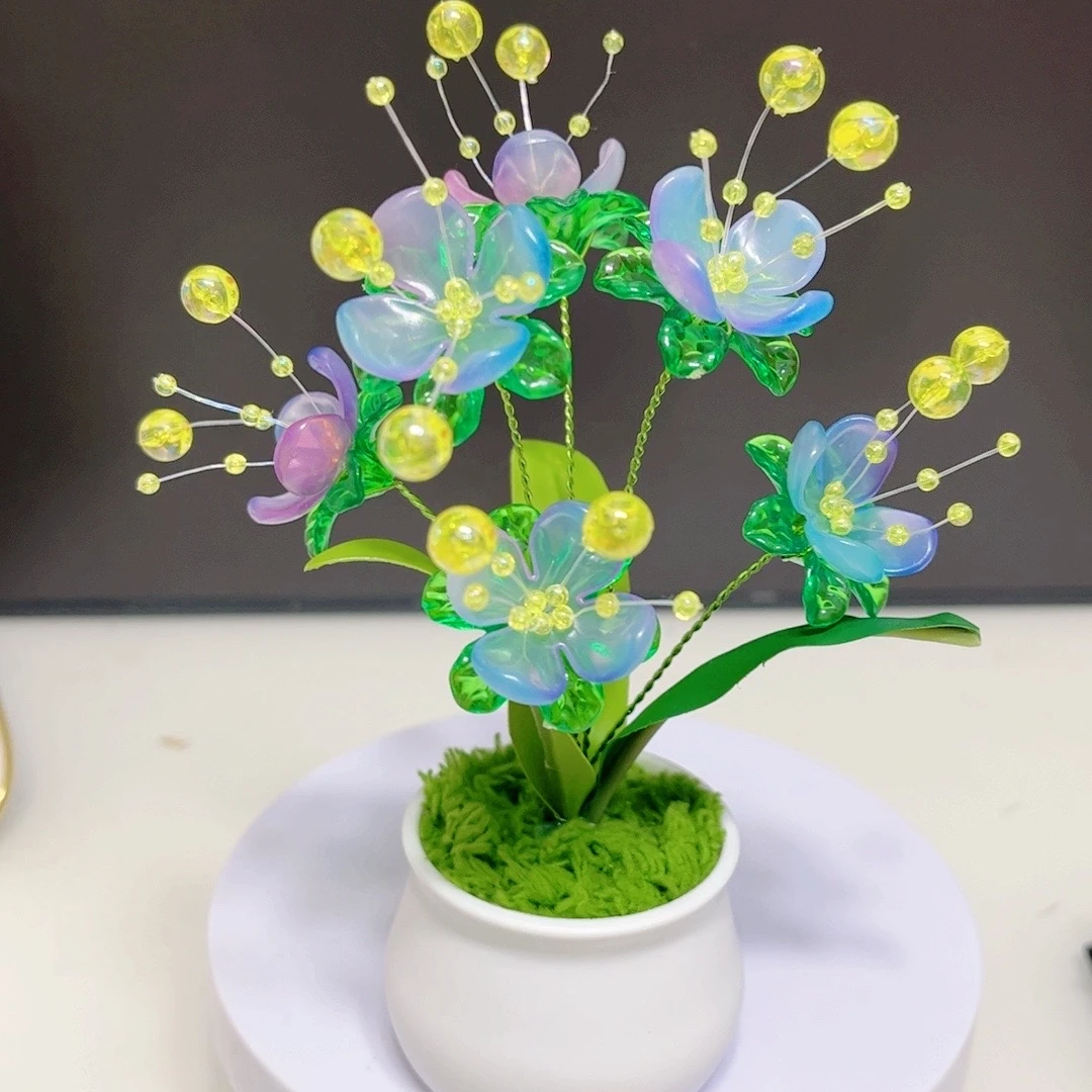 【带小花盆】迷你香草美人  小盆栽   材料包