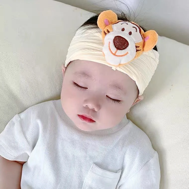 婴儿发带护囟门帽薄款夏季新生男女宝宝发饰婴幼儿卤门胎帽头巾
