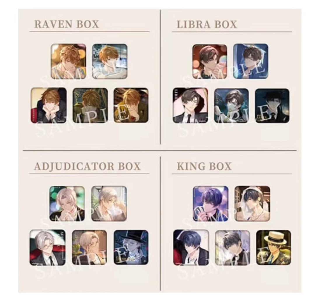 【拆盒】未定事件簿 夏彦/陆景和个人池方徽章 吧唧（代拆）