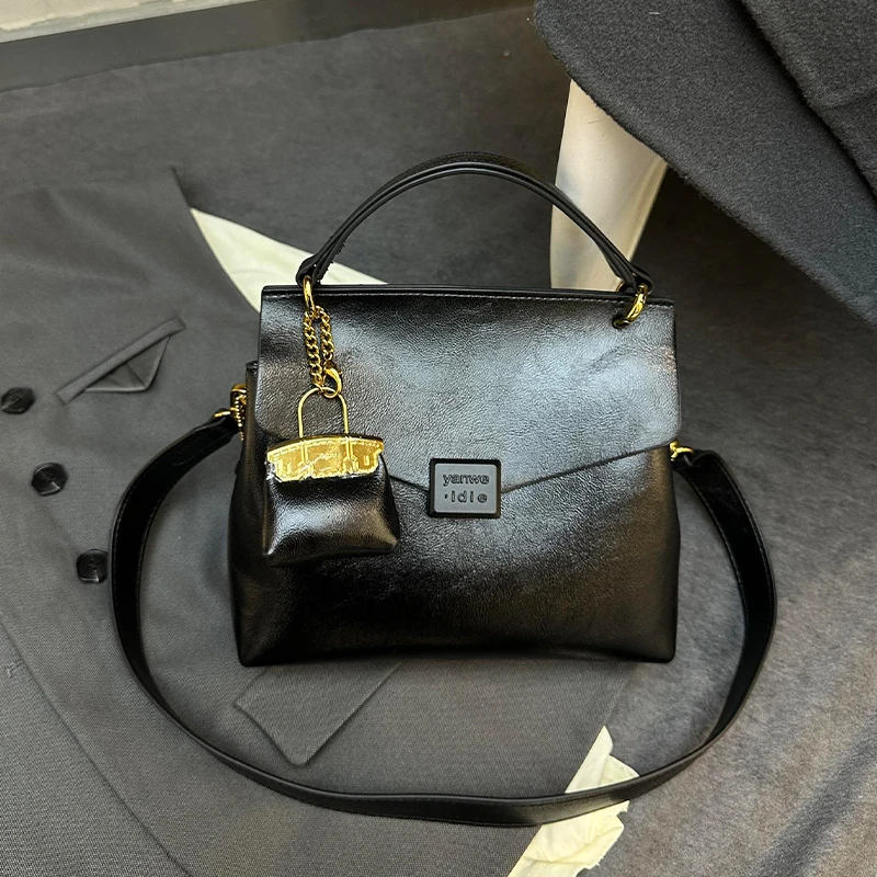 时尚手提包包女士潮流百搭单肩斜挎包6055-5