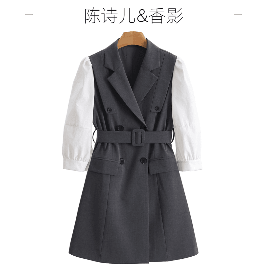 【诗儿专属&QXY】Y002#通勤百搭连衣裙#BXY47L039