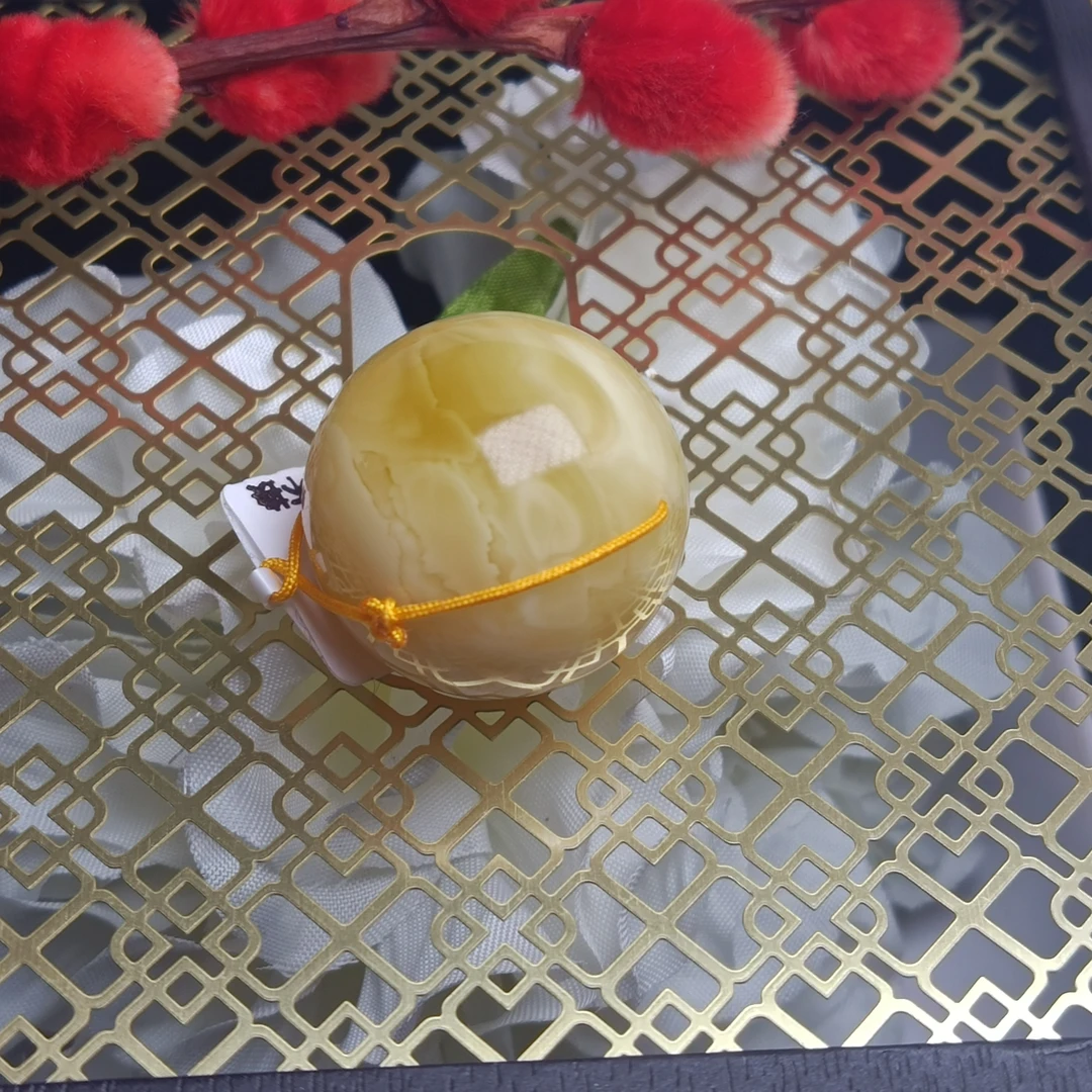 俄料蜜蜡浓蜡奶咖精品高货珠经蜜蜡单珠（天然原矿）