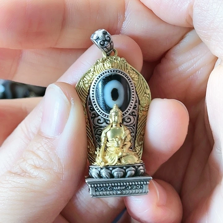 玛瑙/玉髓颈饰银S925镶嵌定制绳