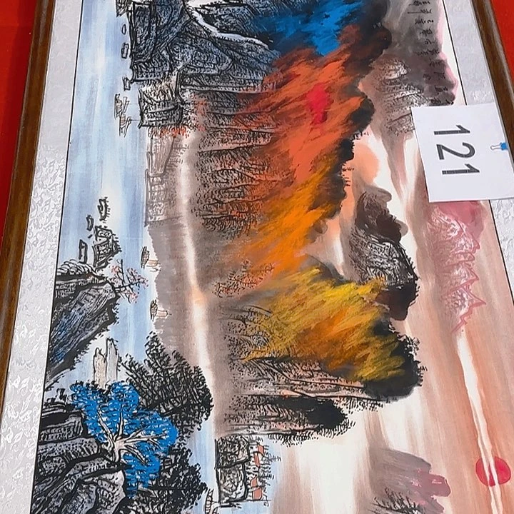 国画作品多次参加全国