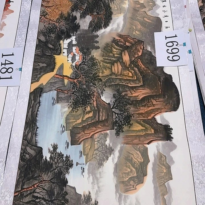 国画作品多次参加全国