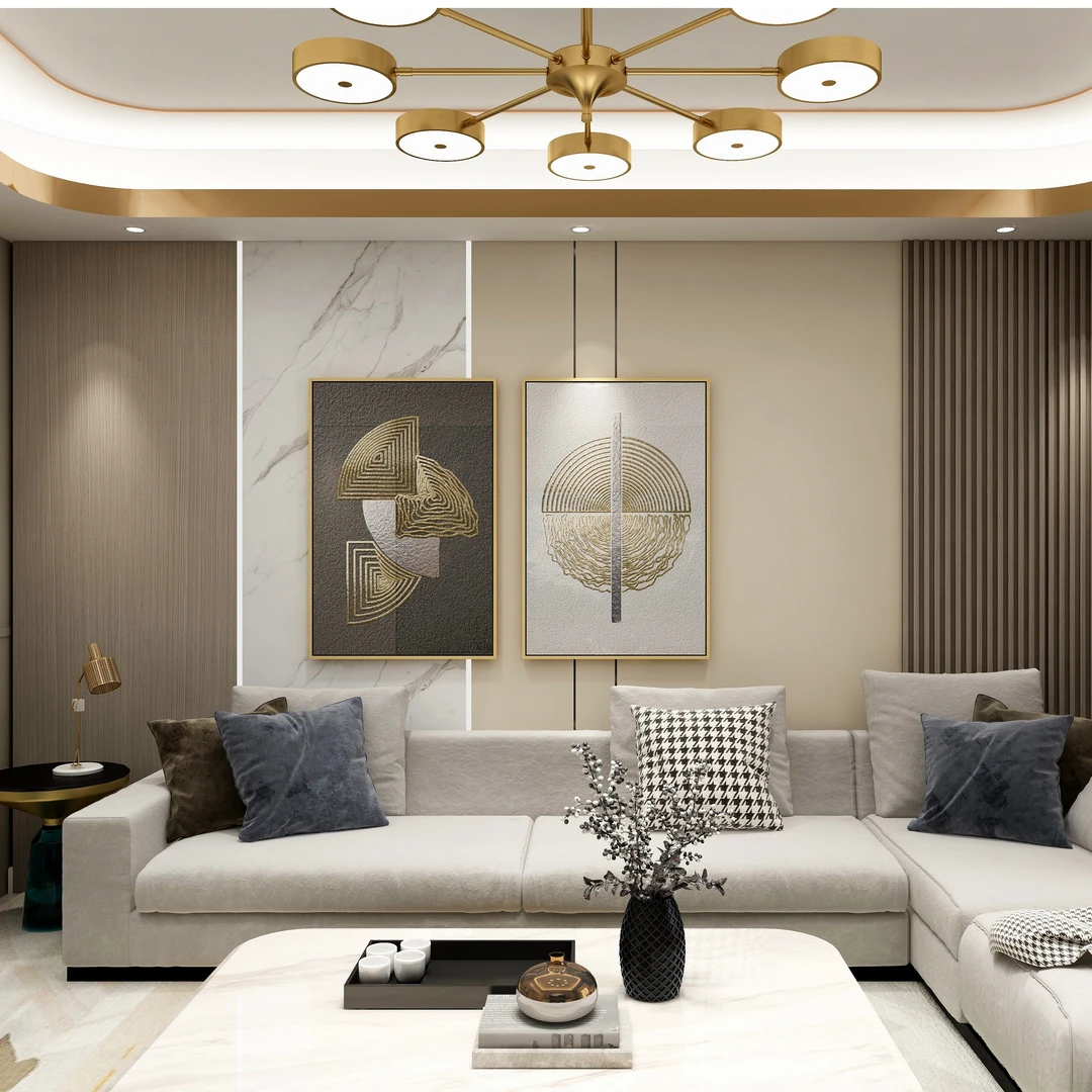 亿奢样品链接木饰面碳晶板防撞板格栅背景墙定制全屋整装旧房改造